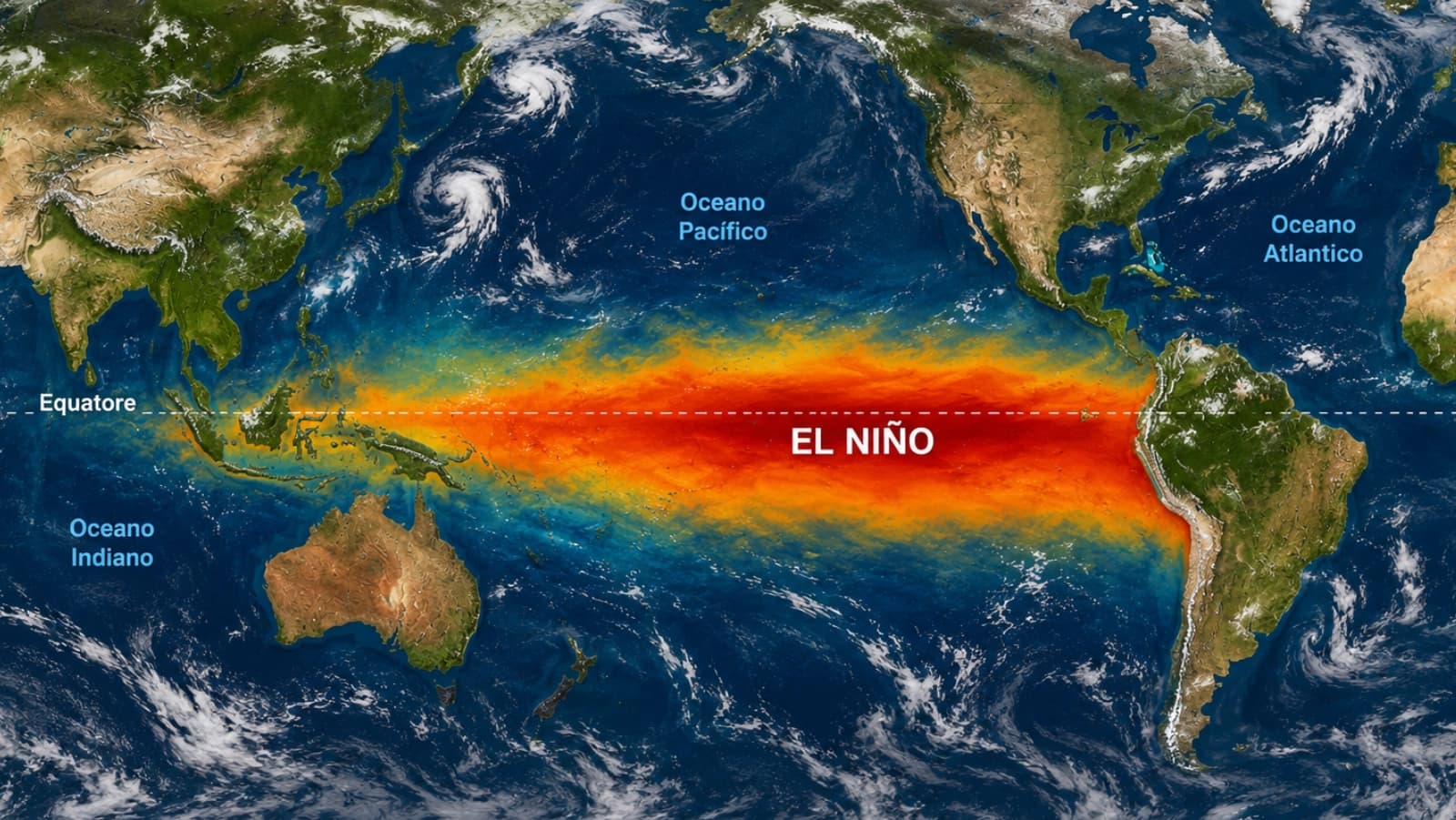 El Niño si rafforza, avvertimento ONU: «Mesi critici per il clima mondiale»